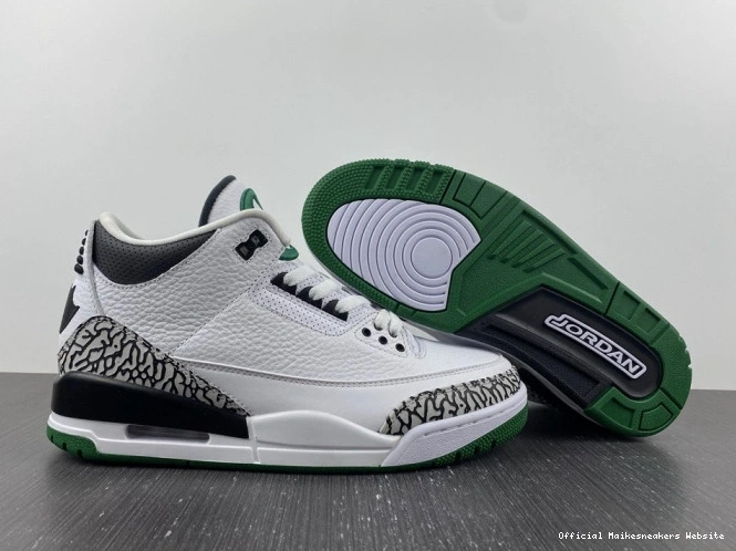 Official Maikesneakers White Oregon Jordan 3 Retro Crew 594282233 Pit Ducks 0808